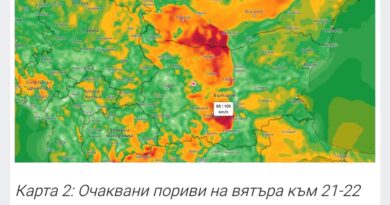 Община Стара Загора предупреждава: Очаква се рязка и неблагоприятна промяна на времето
