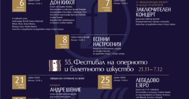 Месец Ноември – програма на Държавна опера-Стара Загора