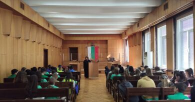 Окръжен съд – Стара Загора, с поредна инициатива, се насочи към ученици с цел обогатяване на познанията им относно статута и функциите на съдебната власт