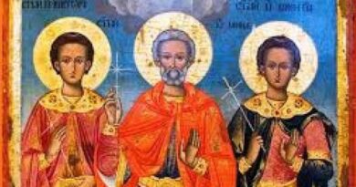 На 11 ноември почитаме светите мъченици Мина, Виктор,  Викентий и Стефанида