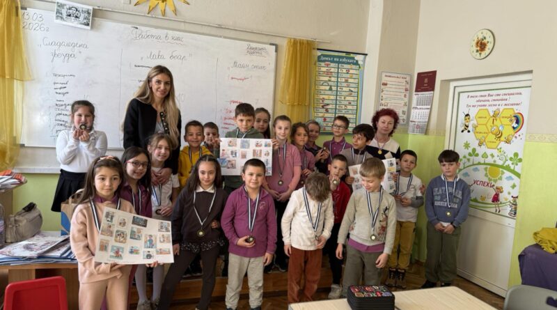 Първокласници от Шесто ОУ „Св. Никола“ в Стара Загора станаха собственици на фабрики в интерактивен урок