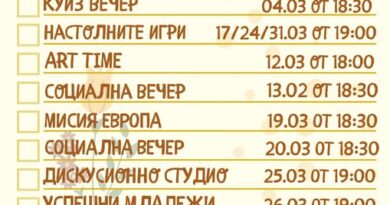 Международният младежки център – Стара Загора представя програмата си за месец март