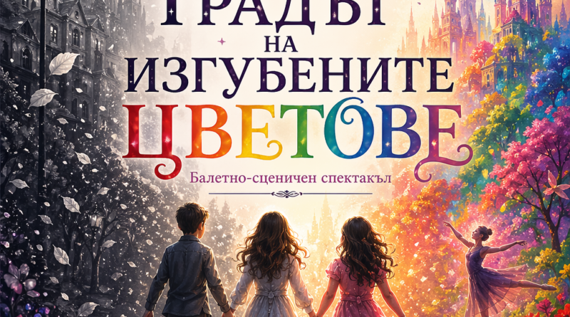 Балетна школа „Феерия“ представя своя нов спектакъл – „Градът на изгубените цветове“
