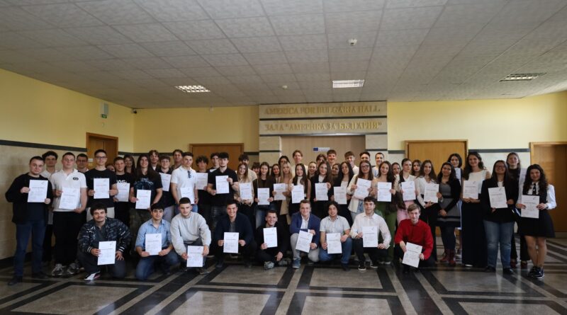 Немска езикова диплома получиха 55 дванадесетокласници на ГПЧЕ „Ромен Ролан“ Стара Загора