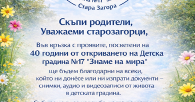 В Детска градина №17 „Знаме на мира“ събират снимки и спомени за изложба и дарение