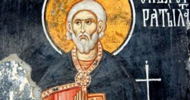 Свети мъченик Сава Стратилат почита Църквата на 24 април.