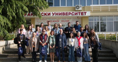 Тракийски университет – Стара Загора посрещна участници от четири партньорски университета по Интензивни смесени програми(BIP) на Еразъм+