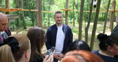 Зам.-кметът арх. Мартин Паскалев представи обновената въжена градина в парк „Митрополит Методий Старозагорски“