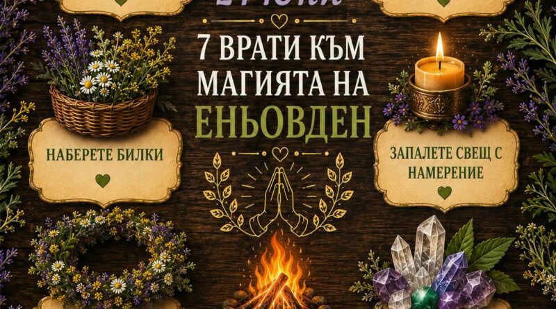 На Еньовден природата разгръща най-силната си енергия