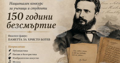 Обявиха Национален конкурс в памет на Христо Ботев „150 години безсмъртие