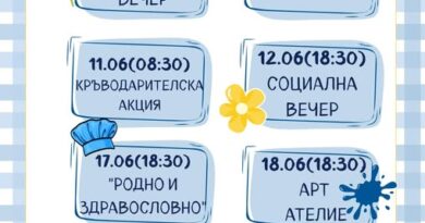 Международният младежки център в Стара Загора организира поредица от инициативи през месец юни