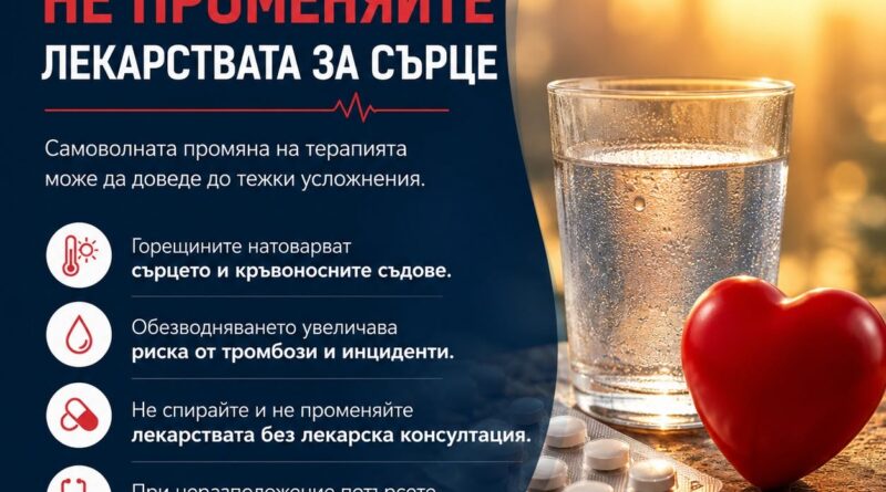 Сърцето в жегата: златни правила за безопасно лято