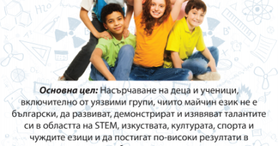 Тематичен ден „И аз имам талант!“ за деца и ученици със специални образователни потребности ще се проведе в парк „Артилерийски“