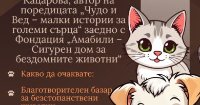 Зоопарк Стара Загора поставя грижата за животните във фокуса на инициативата „Чудо и Вед – малки истории за големи сърца“
