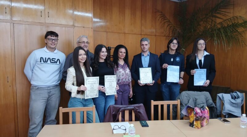 Научно-технически съюз-Стара Загора награди ученици и учители