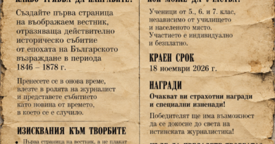 Народно читалище „Железник-1988“ организира творчески конкурс „Вестник от миналото“